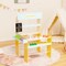 Costway Grocery Store Marketplace Toy Wooden Market Stand Pretend Play Set with 36 Fruit Veggies Pieces